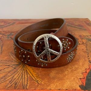 Brighton-peace sign belt!